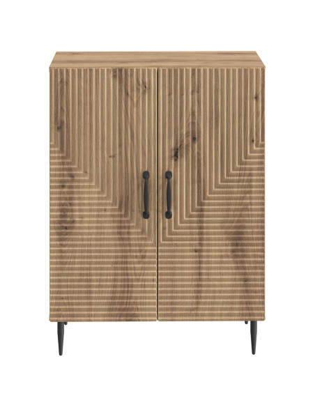 Mobiletto da Bagno HAARLEM Rovere Artigianale 59,5 x 31 x 80 cm