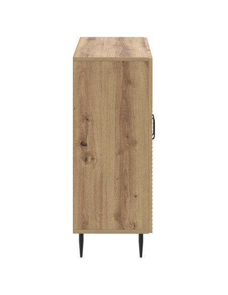 Mobiletto da Bagno HAARLEM Rovere Artigianale 59,5 x 31 x 80 cm