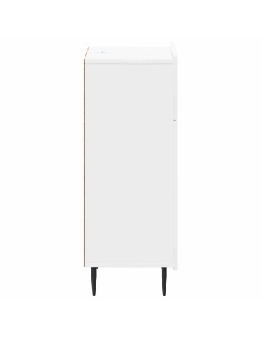 Mobiletto da Bagno ZWOLLE Bianco Lucido 30 x 31 x 79,5 cm
