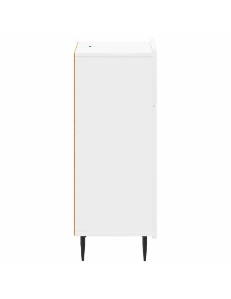 Mobiletto da Bagno ZWOLLE Bianco Lucido 30 x 31 x 79,5 cm