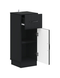 Mobiletto da Bagno HOORN Nero 30 x 31 x 77 cm 2