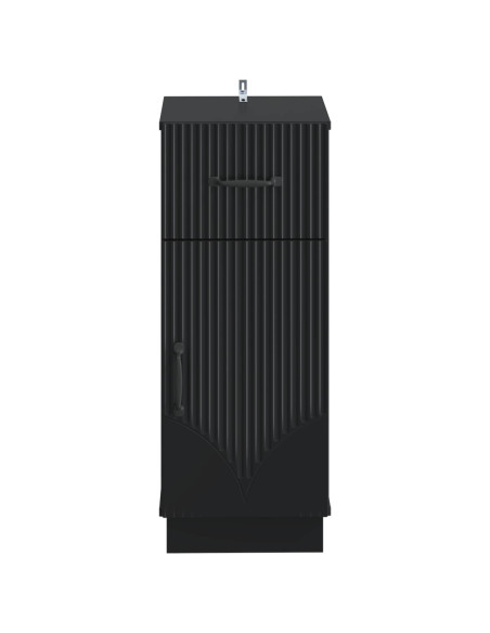 Mobiletto da Bagno HOORN Nero 30 x 31 x 77 cm