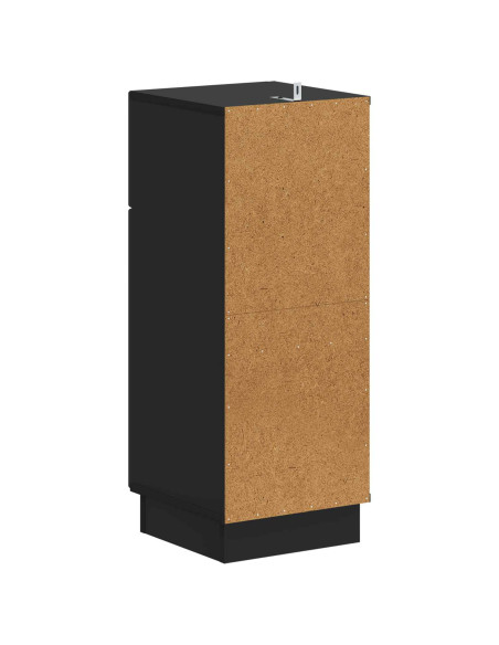 Mobiletto da Bagno HOORN Nero 30 x 31 x 77 cm