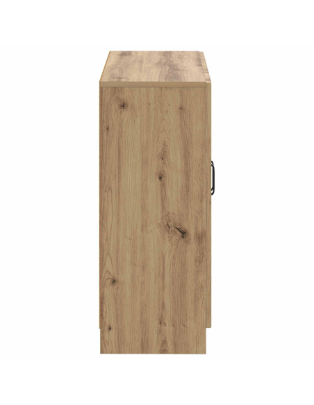Mobiletto da Bagno UTRECHT Rovere Artigianale 59,5 x 31 x 77 cm