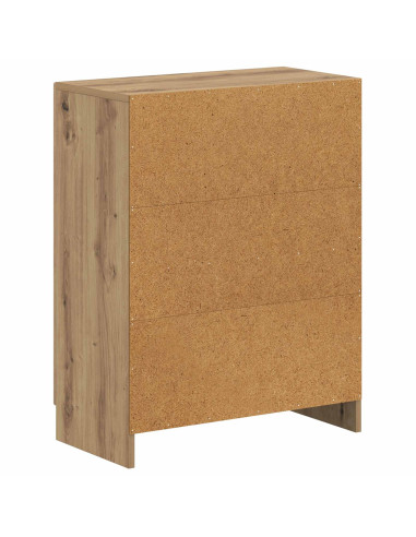 Mobiletto da Bagno UTRECHT Rovere Artigianale 59,5 x 31 x 77 cm