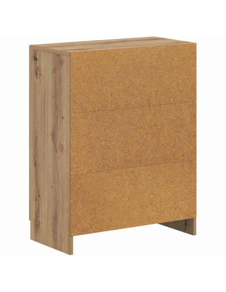 Mobiletto da Bagno UTRECHT Rovere Artigianale 59,5 x 31 x 77 cm