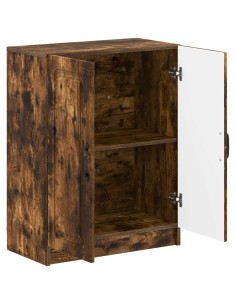 Mobiletto da Bagno UTRECHT Rovere Fumo 59,5 x 31 x 77 cm 2