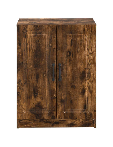 Mobiletto da Bagno UTRECHT Rovere Fumo 59,5 x 31 x 77 cm