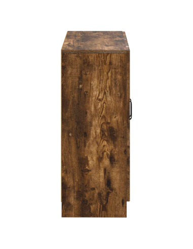 Mobiletto da Bagno UTRECHT Rovere Fumo 59,5 x 31 x 77 cm
