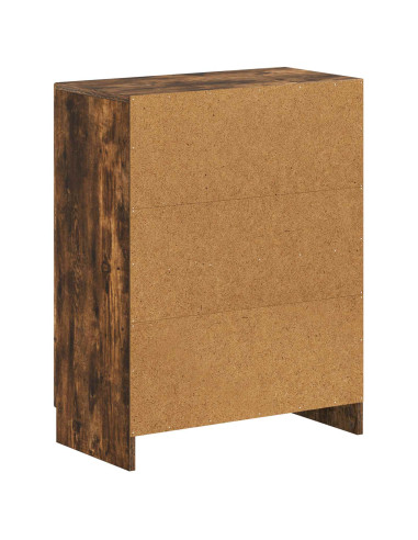 Mobiletto da Bagno UTRECHT Rovere Fumo 59,5 x 31 x 77 cm