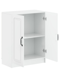Mobiletto da Bagno UTRECHT Bianco Lucido 59,5 x 31 x 77 cm 2