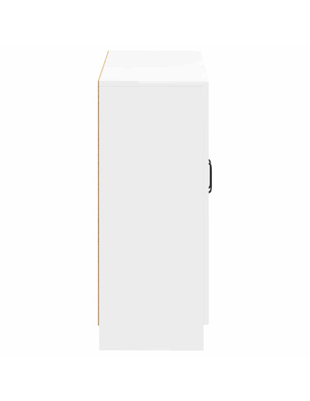Mobiletto da Bagno UTRECHT Bianco Lucido 59,5 x 31 x 77 cm