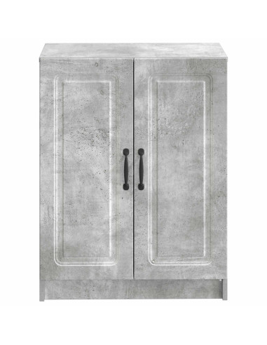 Mobiletto da Bagno UTRECHT Grigio Cemento 59,5 x 31 x 77 cm