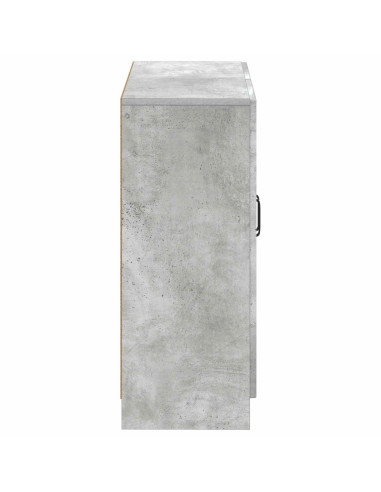 Mobiletto da Bagno UTRECHT Grigio Cemento 59,5 x 31 x 77 cm