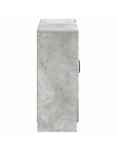Mobiletto da Bagno UTRECHT Grigio Cemento 59,5 x 31 x 77 cm