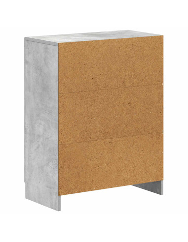 Mobiletto da Bagno UTRECHT Grigio Cemento 59,5 x 31 x 77 cm