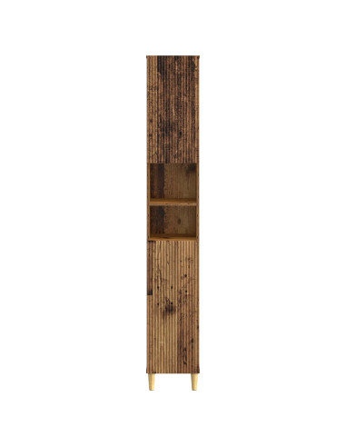 Armadio da Bagno con Ripiano Aperto ARNHEM Legno antico