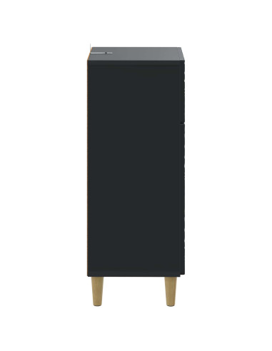 Mobiletto da Bagno DELFT Nero 30 x 31 x 80 cm