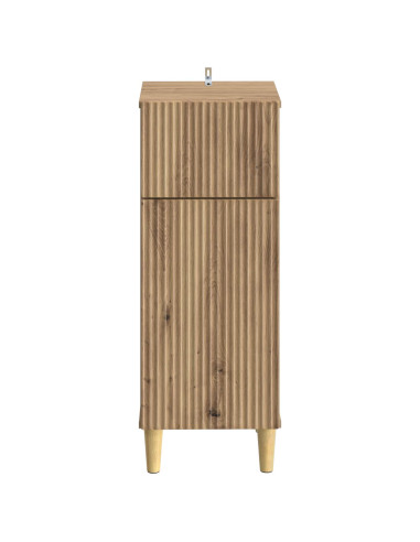 Mobiletto da Bagno ARNHEM Rovere Artigianale 30 x 31 x 80 cm