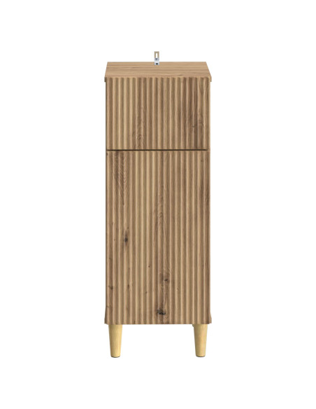 Mobiletto da Bagno ARNHEM Rovere Artigianale 30 x 31 x 80 cm