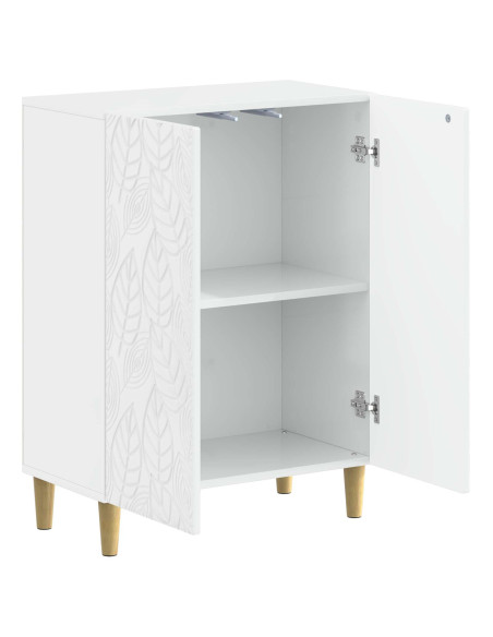Mobiletto da Bagno DELFT Bianco Lucido 59,5 x 31 x 80 cm