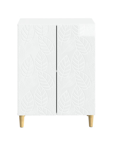Mobiletto da Bagno DELFT Bianco Lucido 59,5 x 31 x 80 cm