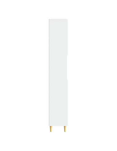 Armadio da Bagno con Ripiano Aperto DELFT Bianco