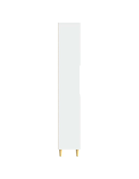 Armadio da Bagno con Ripiano Aperto DELFT Bianco