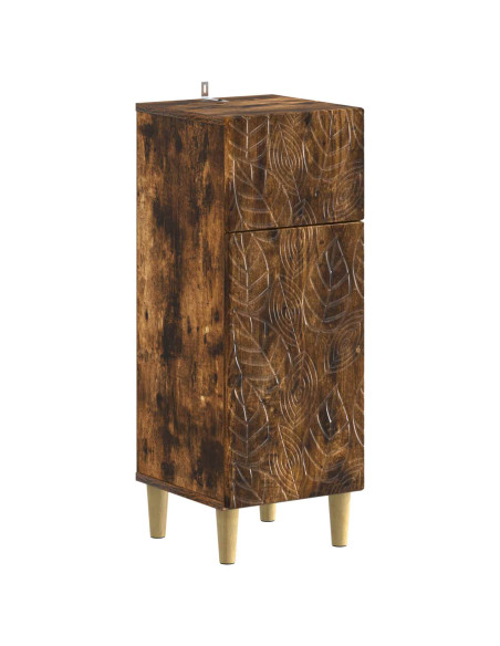 Mobiletto da Bagno DELFT Rovere Fumo 30 x 31 x 80 cm