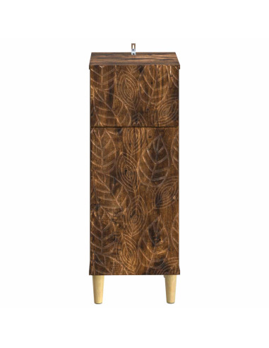Mobiletto da Bagno DELFT Rovere Fumo 30 x 31 x 80 cm