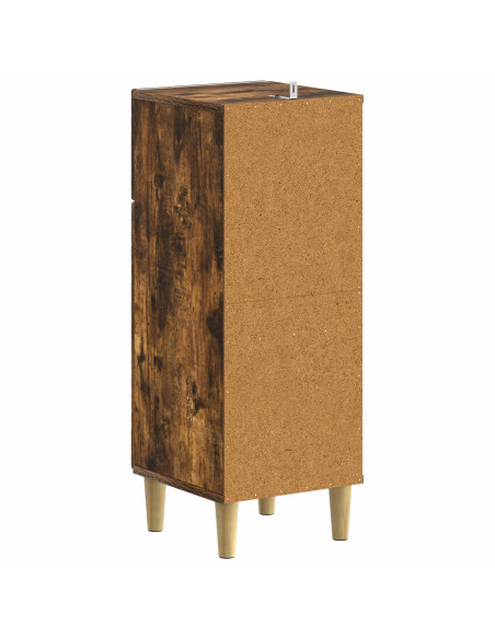 Mobiletto da Bagno DELFT Rovere Fumo 30 x 31 x 80 cm