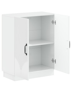 Mobiletto da Bagno HOORN Bianco Lucido 59,5 x 31 x 77 cm 2