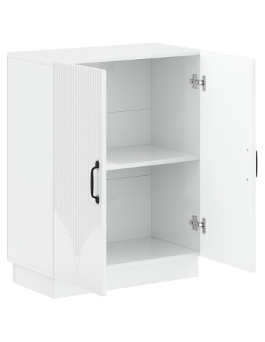 Mobiletto da Bagno HOORN Bianco Lucido 59,5 x 31 x 77 cm
