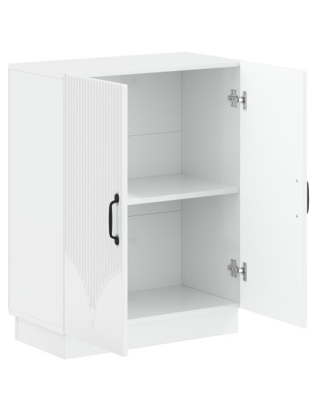 Mobiletto da Bagno HOORN Bianco Lucido 59,5 x 31 x 77 cm