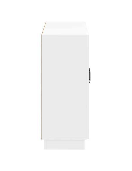 Mobiletto da Bagno HOORN Bianco Lucido 59,5 x 31 x 77 cm