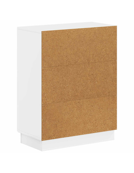 Mobiletto da Bagno HOORN Bianco Lucido 59,5 x 31 x 77 cm