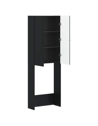 Mobile Bagno BREDA Nero 66 x 25,5 x 190 cm Legno ingegnerizzato