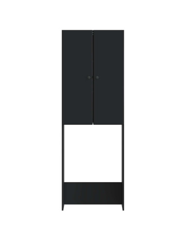 Mobile Bagno BREDA Nero 66 x 25,5 x 190 cm Legno ingegnerizzato
