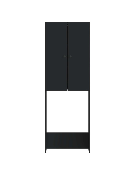 Mobile Bagno BREDA Nero 66 x 25,5 x 190 cm Legno ingegnerizzato
