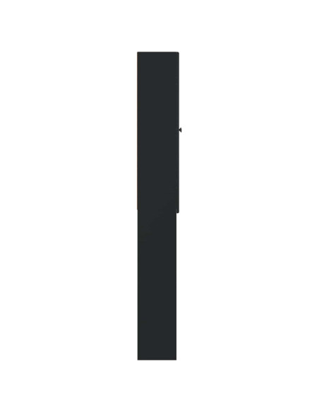 Mobile Bagno BREDA Nero 66 x 25,5 x 190 cm Legno ingegnerizzato