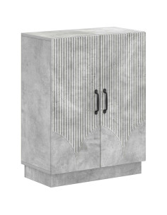 Mobiletto da Bagno HOORN Grigio Cemento 59,5 x 31 x 77 cm