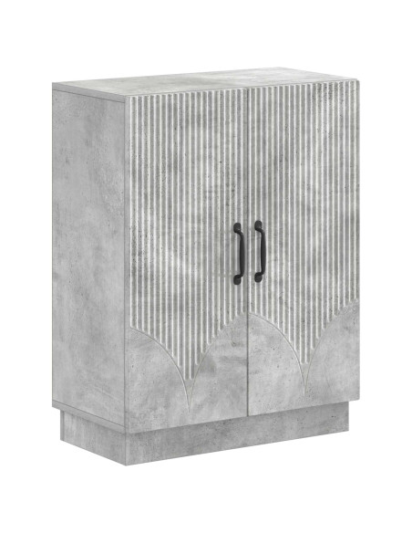 Mobiletto da Bagno HOORN Grigio Cemento 59,5 x 31 x 77 cm