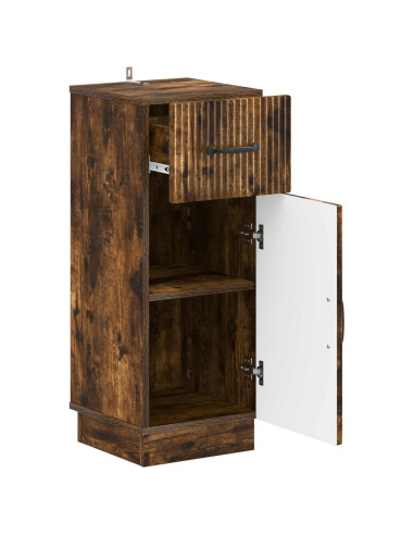 Mobiletto da Bagno HOORN Rovere Fumo 30 x 31 x 77 cm