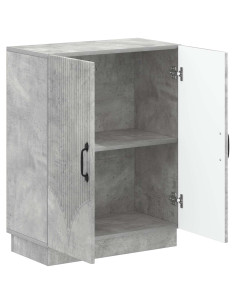 Mobiletto da Bagno HOORN Grigio Cemento 59,5 x 31 x 77 cm 2