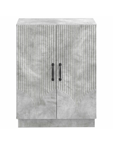 Mobiletto da Bagno HOORN Grigio Cemento 59,5 x 31 x 77 cm