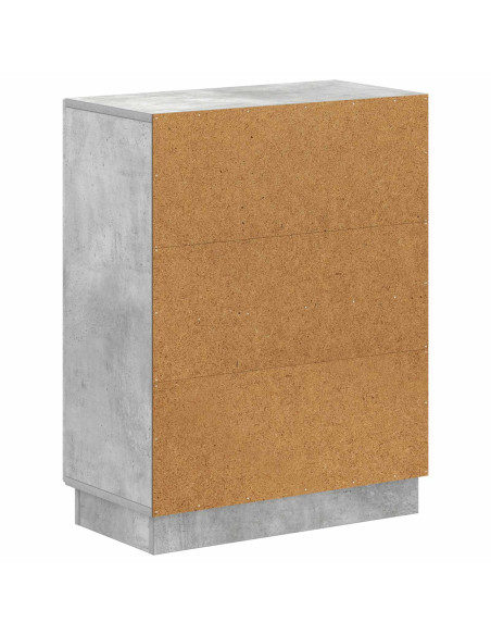 Mobiletto da Bagno HOORN Grigio Cemento 59,5 x 31 x 77 cm