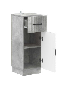 Mobiletto da Bagno HOORN Grigio Cemento 30 x 31 x 77 cm 2