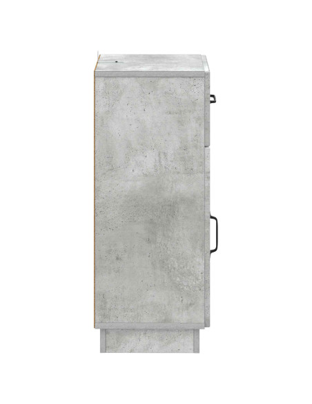 Mobiletto da Bagno HOORN Grigio Cemento 30 x 31 x 77 cm