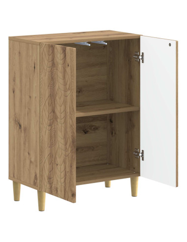Mobiletto da Bagno DELFT Rovere Artigianale 59,5 x 31 x 80 cm