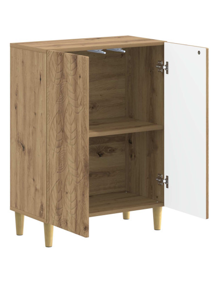 Mobiletto da Bagno DELFT Rovere Artigianale 59,5 x 31 x 80 cm